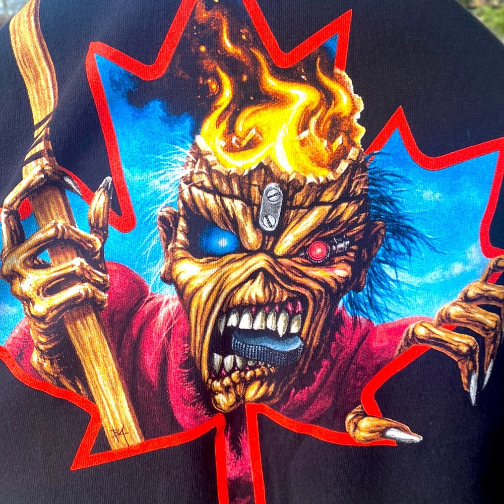 🤘2008 IRON MAIDEN Rare Canadian Tour shirt